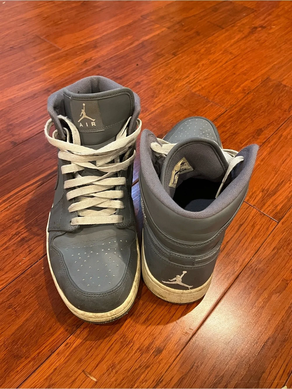 Nike Air Jordan Mid-Top Sneakers - Gray